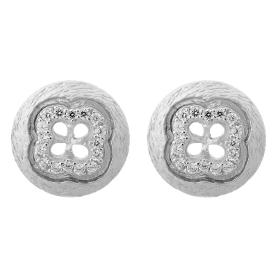 Afbeelding van Orphelia Oorbel Zirconium Sterling Zilver 925
