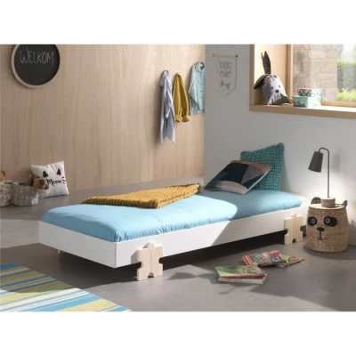 Afbeelding van Vipack Modulo Puzzle 1 persoonsbed wit