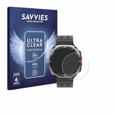 Afbeelding van Savvies (6 Stuks) Schermbeschermer voor Samsung Galaxy Watch Ultra (47 mm) Screen Protector Transparant