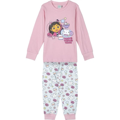 Afbeelding van Gabby&#039;s Poppenhuis Pyjama Meisjes 100% Katoen Roze