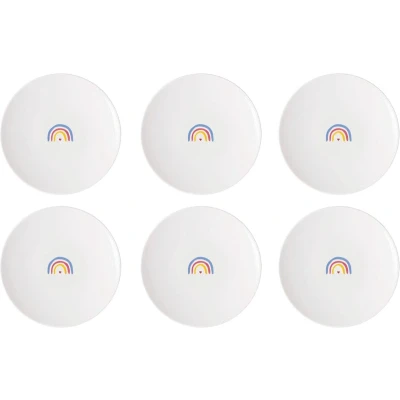 Afbeelding van Villeroy &amp; Boch With Love Ontbijtbord Be Happy, Set van 6