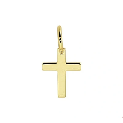 Afbeelding van Geelgouden Hanger kruis massief 4019922