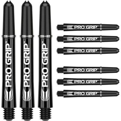 Afbeelding van TARGET PRO GRIP 3 SET BLACK DART SHAFTS INTERMEDIATE