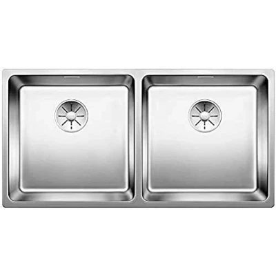 Afbeelding van Blanco dubbele spoelbak Andano 400/400 IF Vlakinbouw 522985