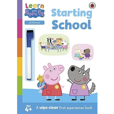 Afbeelding van Learn with Peppa: Starting School wipe clean activity book