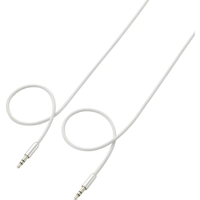 Afbeelding van SpeaKa Professional SP 7870696 Jackplug Audio Aansluitkabel [1x male 3,5 mm 1x mm] 1.50 m Wit SuperSoft mantel