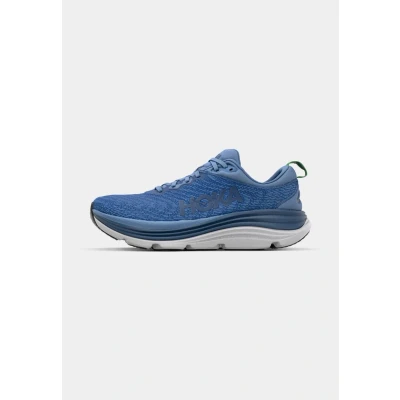 Afbeelding van HOKA Gaviota 5 Hardloopschoenen voor op de weg, Heren, Maat: 41 1/3, Downpour/thunder cloud Textiel/ synthetisch
