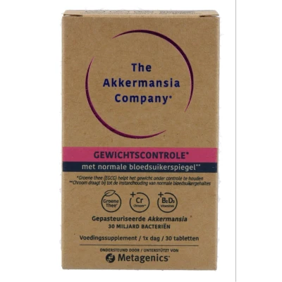 Afbeelding van Akkermansia Gewichtscontrole V2 NFD 30 tabletten