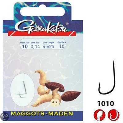 Afbeelding van C Tec Booklet Maggots 1010b #18 0.10mm 45cm Vishaak