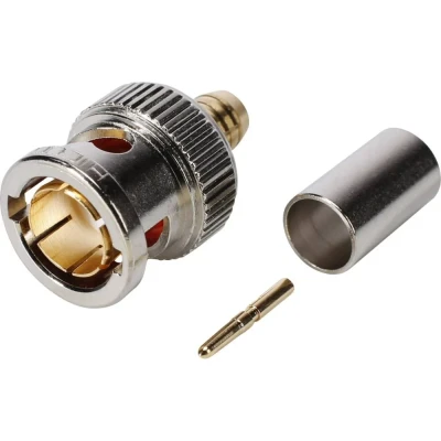 Afbeelding van Hicon BNC0.8/3.7HD BNC connector Stekker, recht 75 Ω 1 stuk(s)