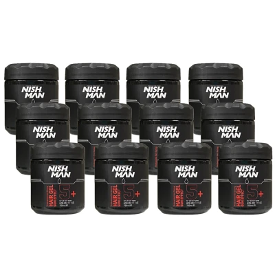 Afbeelding van Nish Man Hair Gel Gum Effect 5+ 750ML