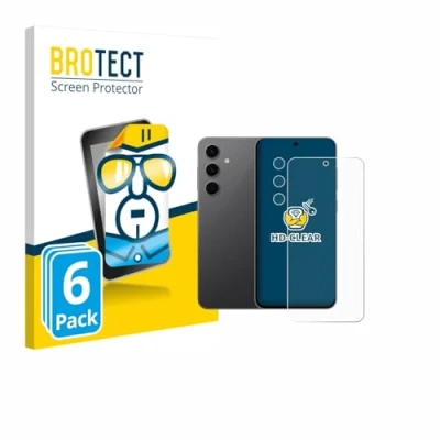 Afbeelding van BROTECT (6 Stuks) Schermbeschermer voor Samsung Galaxy S24 FE (Voor+Camera) Screen Protector Transparant