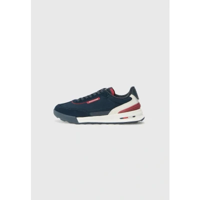 Afbeelding van Tommy Hilfiger Retro Runner MIX Sneakers laag, Heren, Maat: 40, Desert sky Kunststof/textiel/leer