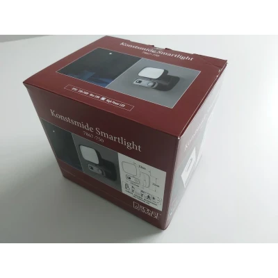 Afbeelding van Beveiligingscamera wifi Konstsmide Smartlight (Full HD, 10W, Bewegingsdetectie, 12 meter nachtzicht, Buiten)