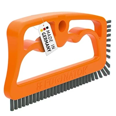 Afbeelding van FUGINATOR® Voegenborstel reinigingsborstel voor voegenreiniging in badkamer, toilet, keuken enz. reiniging van wand en vloertegels handige borstel voegen tegels