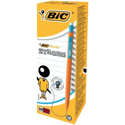 Afbeelding van 12x Vulpotlood Bic matic strong 0.9mm inclusief HB potloodstiften