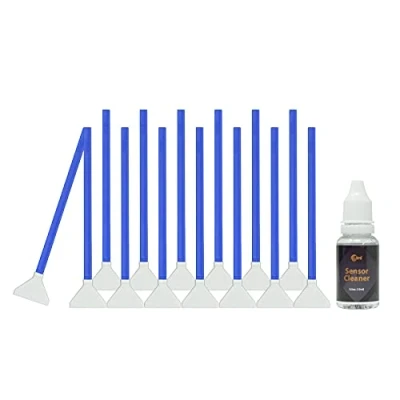 Afbeelding van UES FFR24 DSLR of SLR Reinigingskit voor digitale camera full frame sensoren (14 x 24 mm sensorreinigingsdoekjes + 15 ml sensorreiniger)