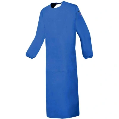 Afbeelding van Schort Boulogne Korenblauw, Maat L
