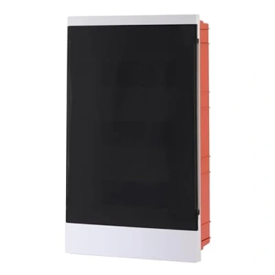 Afbeelding van Lion Electric Verdeelkast, inbouw, 3 rijen, 36 modules, onderverdeling, IP40, voor vochtige ruimtes, met extra bescherming, PE/N, messing klem, halogeenvrije zekeringkast inbouwmontage