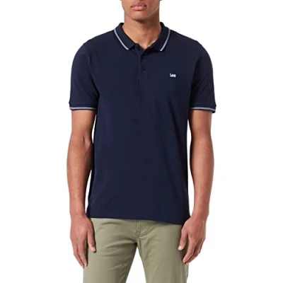 Afbeelding van Lee Poloshirt, Heren, Maat: 4XL, Navy