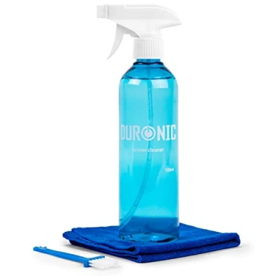 Afbeelding van Duronic SCK103 Schermreiniger Set grootverpakking Grote Fles 500 ml LCD TFT LED Plasma OLED Televisie Computer Monitor Reinigingsspray Microvezeldoek Voor Laptop Smartphone Tablet