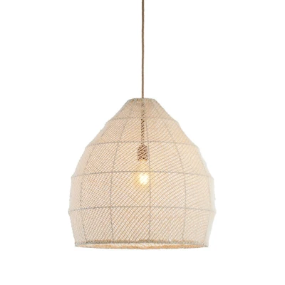 Afbeelding van Light &amp; Living Hanglamp Makassar 50cm Crème