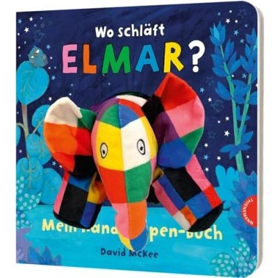 Afbeelding van Elmar: Wo schläft Elmar?: Mein Handpuppen Buch Spiel Spaß zum Einschlafen