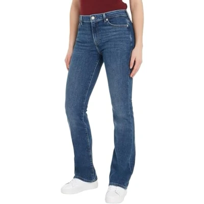 Afbeelding van Tommy Hilfiger Dames bootcut RW ANA WW0WW43494 Bootcut, Ana, 33W/30L, Denim (Ana), 33W / 30L