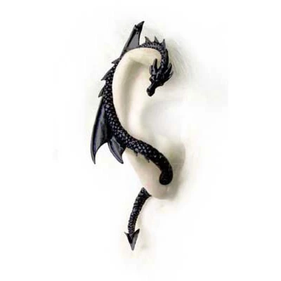 Afbeelding van Alchemy THE DRAGON&#039;S LURE Oor wrap Zwart