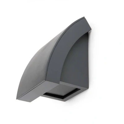 Afbeelding van Faro Lighting Proa 1 Light Outdoor Wall Donkergrijs IP44, GU10
