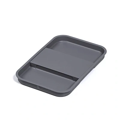 Afbeelding van Ninka eins2vier deksel voor 4,2 L / 5,5 8 bak 214 x 140 17 mm grijs aluminium