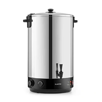Afbeelding van Klarstein KonfiStar 50 Inmaakkoker Inmaakpot, Inmaakkoker, Heetdrankautomaat, Grootte: liter, 30 110 C, Timer: 20 120 min, warmhoudfunctie, authentieke smaak, gepolijst roestvrij staal