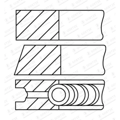 Afbeelding van Goetze Engine Zuigerveren 08 436300 10