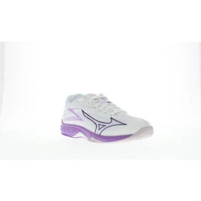 Afbeelding van Mizuno Thunder Blade Z Volleybalschoenen, Dames, Maat: 41, White/patrician purple/quince Textiel/ synthetisch