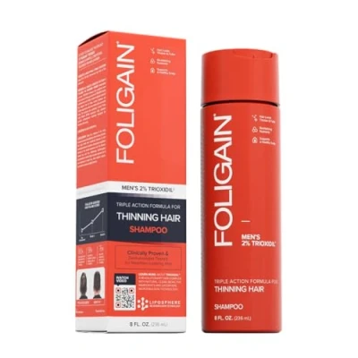 Afbeelding van FOLIGAIN Anti Haaruitval Shampoo voor Mannen (236 Millilitre)
