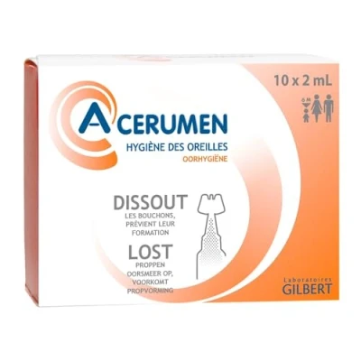 Afbeelding van Gilbert A Cerumen Ear Hygiëne, 10 x 2 ml