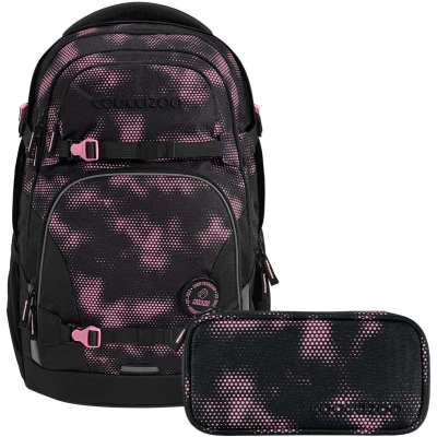 Afbeelding van Coocazoo schoolrugzakset PORTER Pink Illusion 2 delig, incl. etui