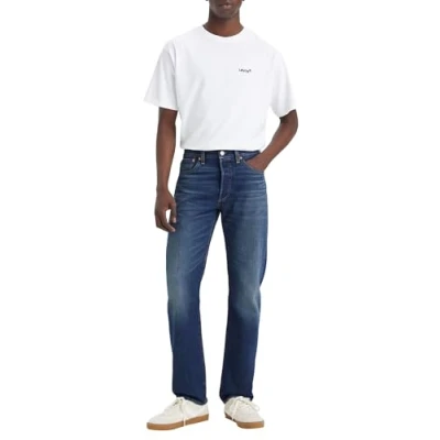 Afbeelding van Levi&#039;s 501 Original Straight leg jeans, Heren, Maat: 40x34, On the borderline