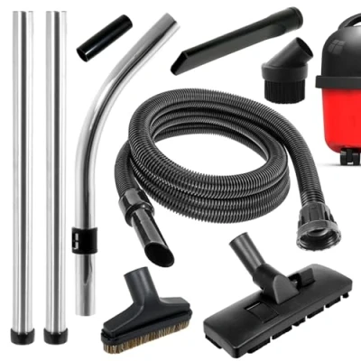Afbeelding van SPARES2GO Compleet Nat &amp; Droog 2.5 m Slang, Staven, Vloer Mini Tool Kit voor Numatic Henry Hetty etc Stofzuigers