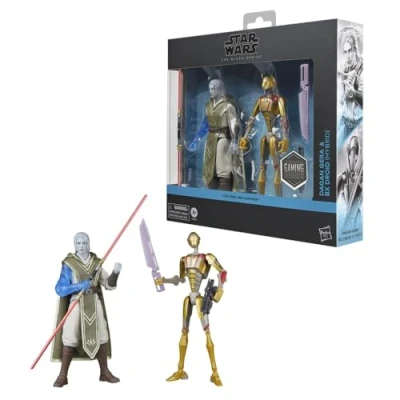 Afbeelding van STAR WARS The Black Series Dagan Gera &amp; BX Droid (hybride), Jedi: Survivor Gaming Greats Collectible 6 inch actiefiguur 2 pack (exclusief Amazon)
