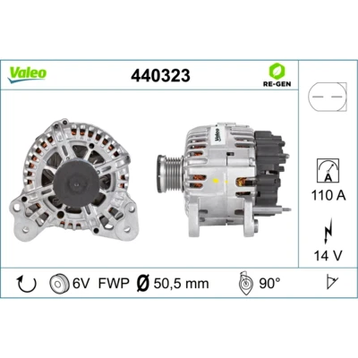 Afbeelding van Valeo Alternator/Dynamo 440323
