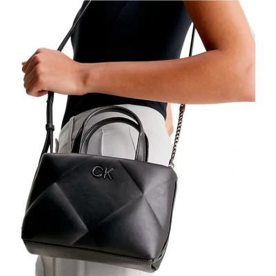 Afbeelding van Calvin Klein Relock Quilt TOTE MINI Schoudertas, Dames, Maat: One Size, Black