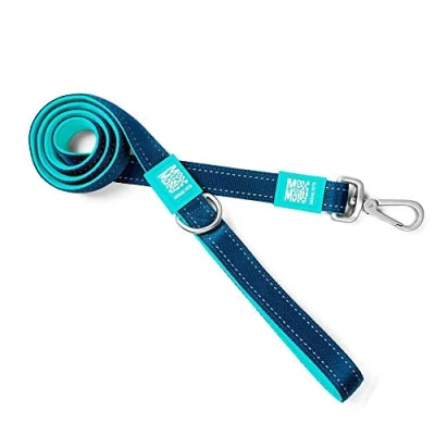 Afbeelding van Short leash hondenriem, matrix sky blue/s Hortus