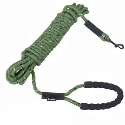Afbeelding van Loutep hond training touw extra sterke indoor huis 3m 5m 10m 15m 20m 25m 30m rubber voor grote middelgrote kleine puppy