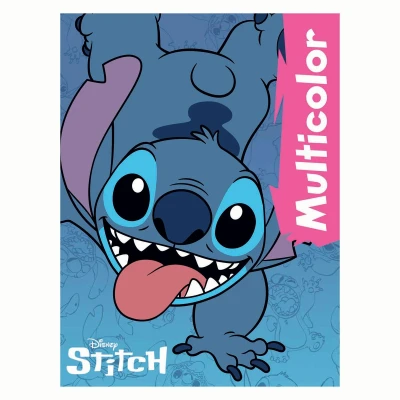 Afbeelding van Disney Stitch multicolor kleurboek 17 kleurplaten met voorbeelden knutselen