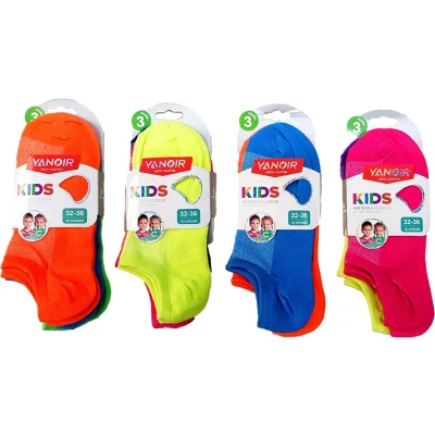 Afbeelding van Yanoir kinder sneakersokken 12 paar maat 22/26