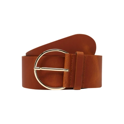 Afbeelding van Vanzetti Riem, Dames, Maat: 80, Cognac