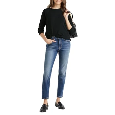 Afbeelding van Benetton dames Fijngebreide pullover in kasjmierblend met ronde hals de kleur Zwart, maat: M