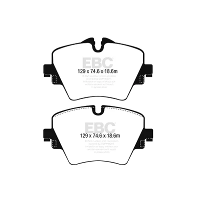 Afbeelding van Remblokkenset, schijfrem EBC BRAKES DP42245R
