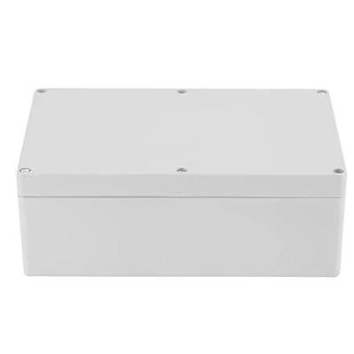 Afbeelding van Verbindingsdoos, waterdichte aansluitdoos, elektrische behuizing voor hekinstrumenten, universele van kunststof, wit, projecten, doe het zelf, 230 x 150 85 mm
